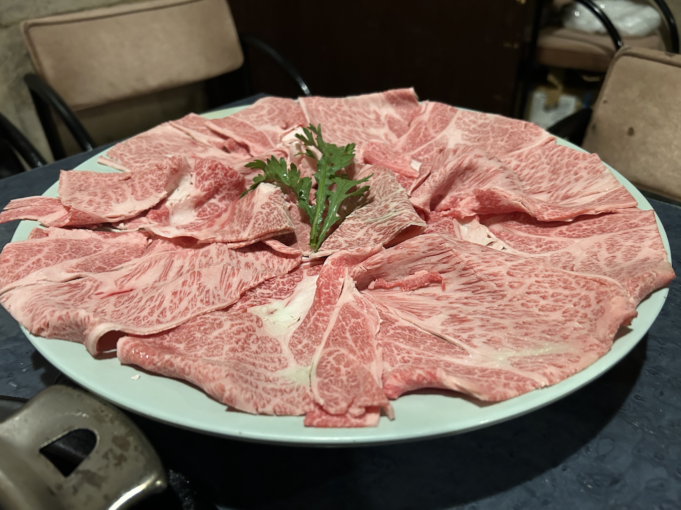 最近の和牛肉